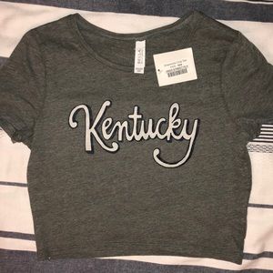 Kentucky Crop top, size small- new with tags